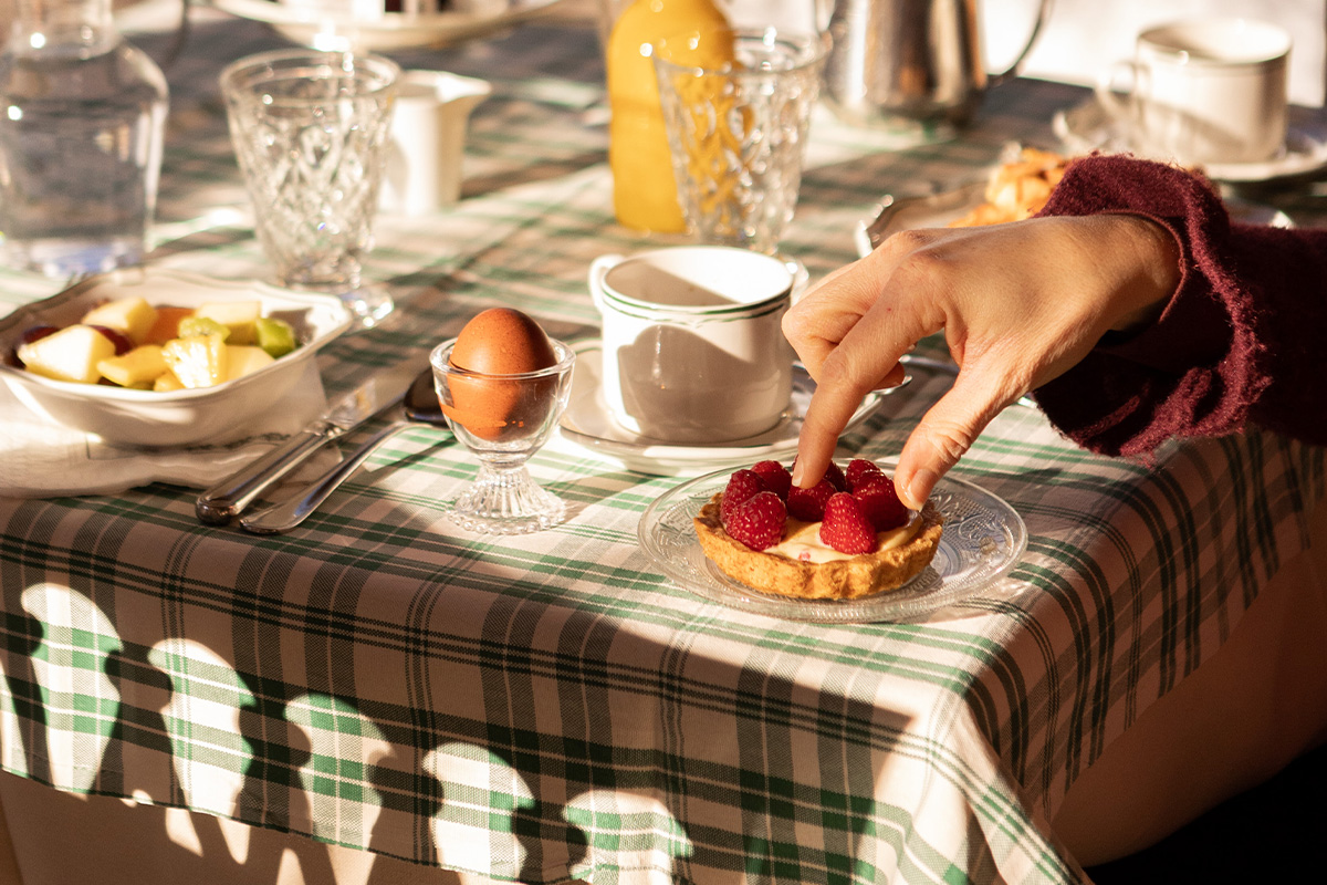 Breakfast with a view - Auberge de la Maison